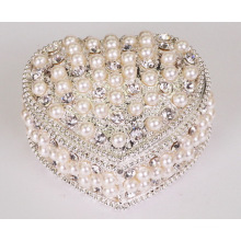 Valentine′s Day Gift Heart Shaped Pearl Jewelry Box